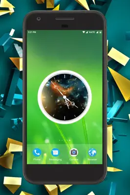 Abstract Clock Live Wallpaper android App screenshot 2