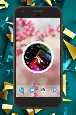 Abstract Clock Live Wallpaper android App screenshot 3